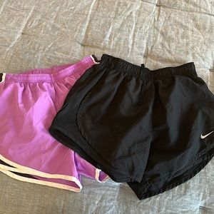 Nike Dri-fit shorts, 2 pairs both size S